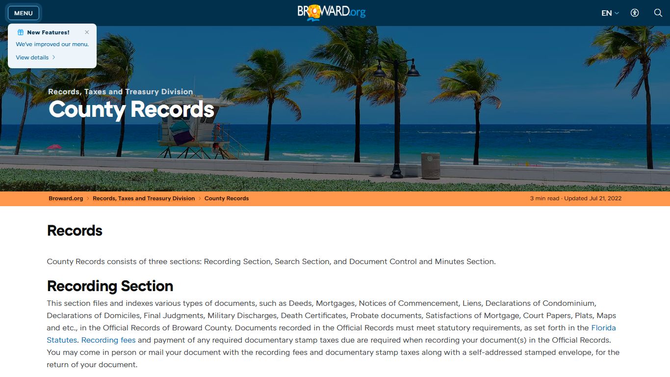 Records County Records - Broward County, Florida
